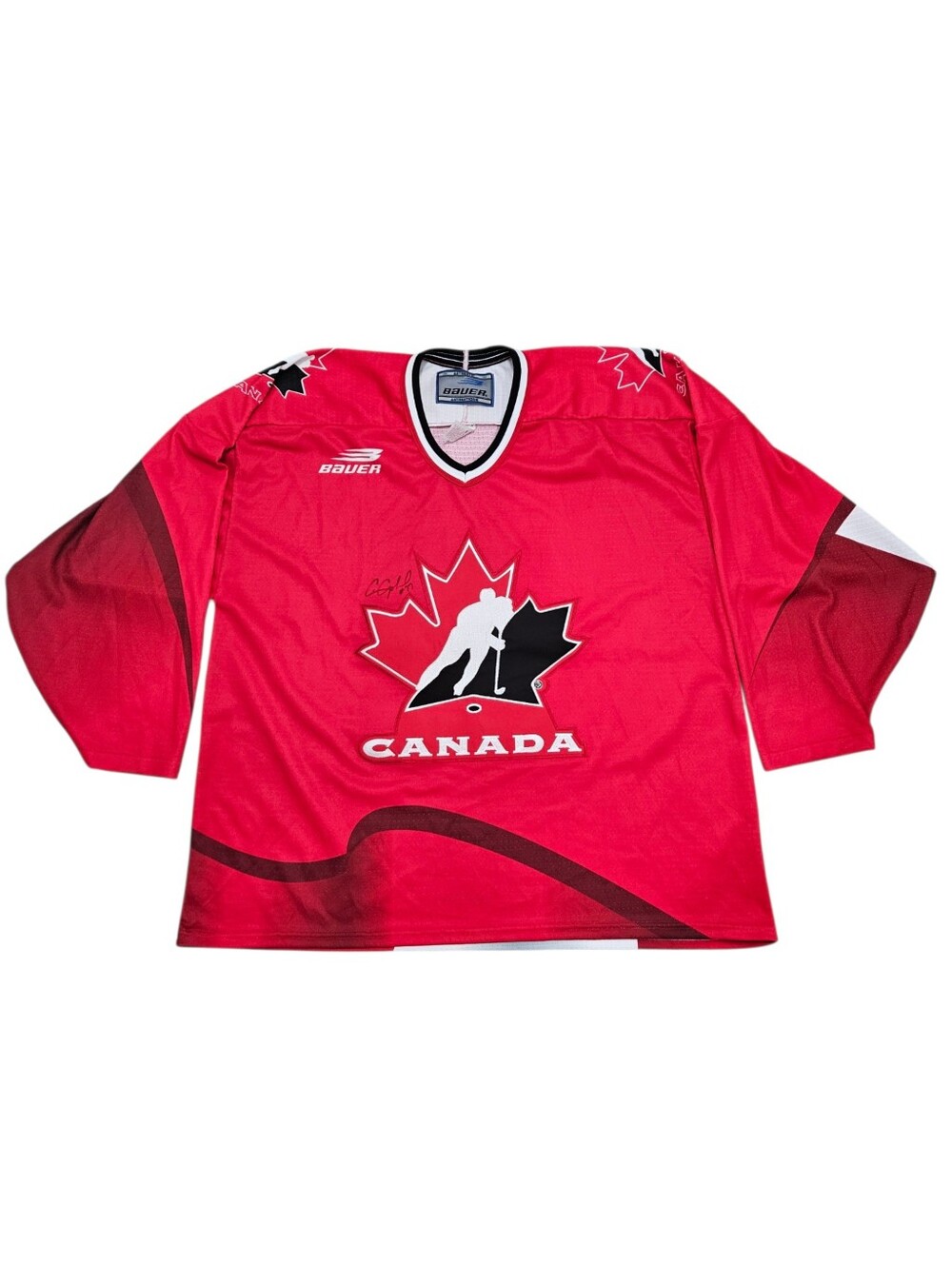 Cassie Campbell Signed 1996 Team Canada Bauer Jersey XL